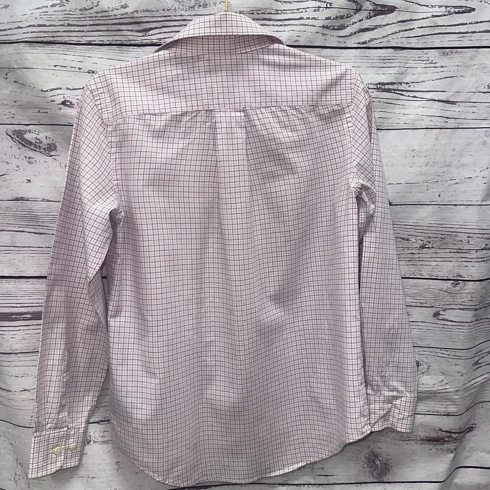 Ralph Lauren Boy's White Checkered Shirt Size 14